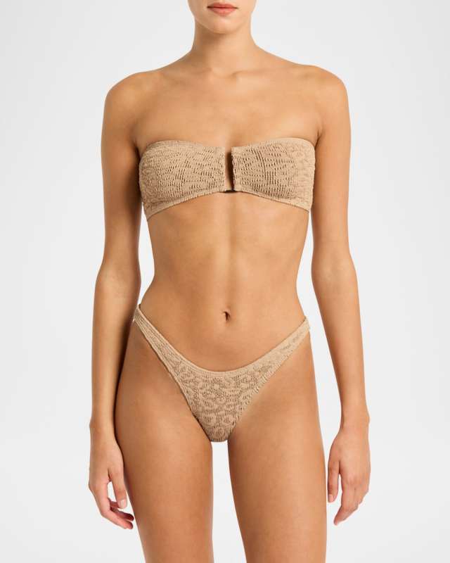 Oat Leopard Vista Bikini Bottoms